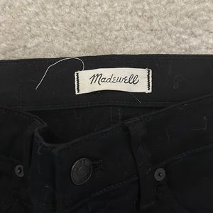 Black madewell skinny jeans